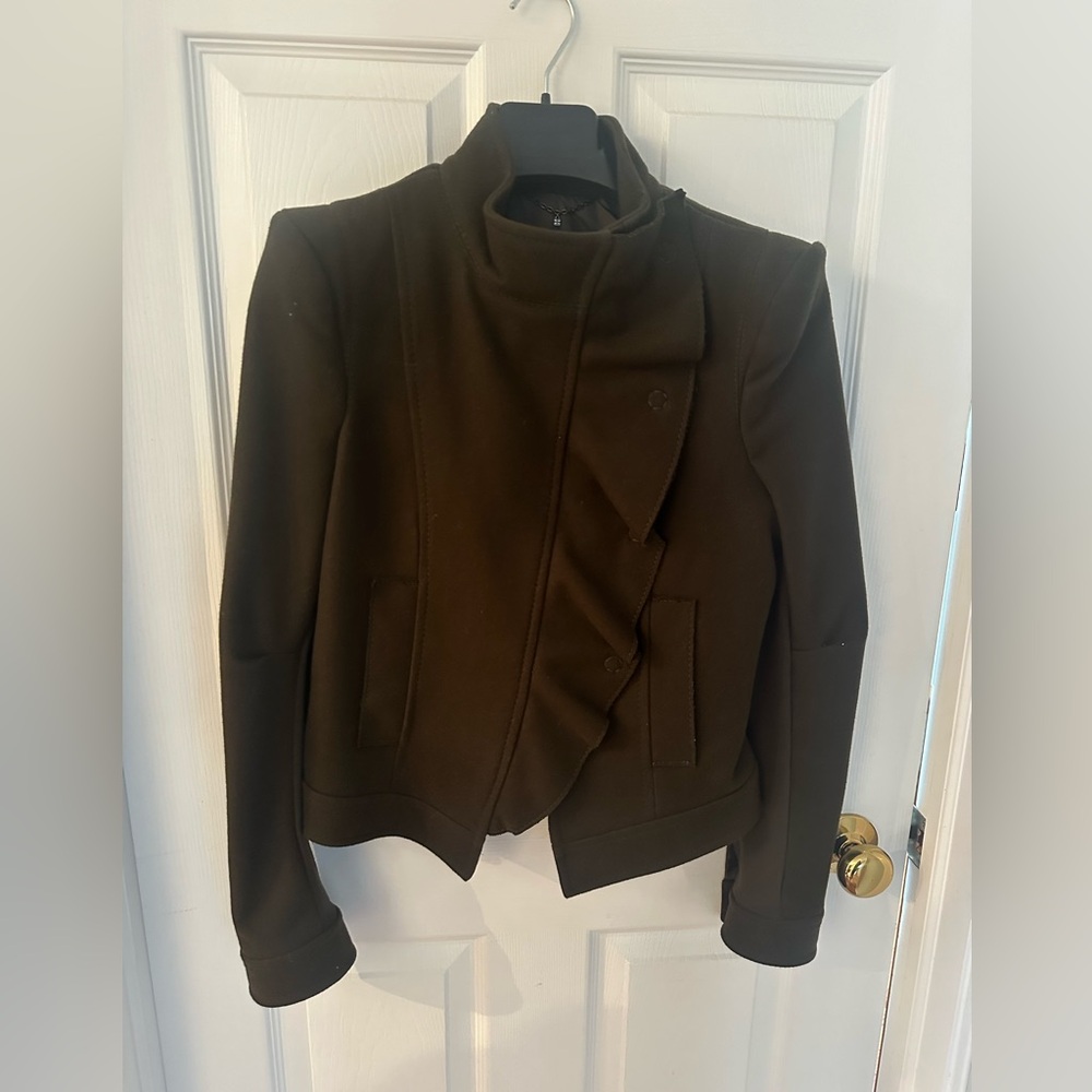 BCBG asymmetrical coat